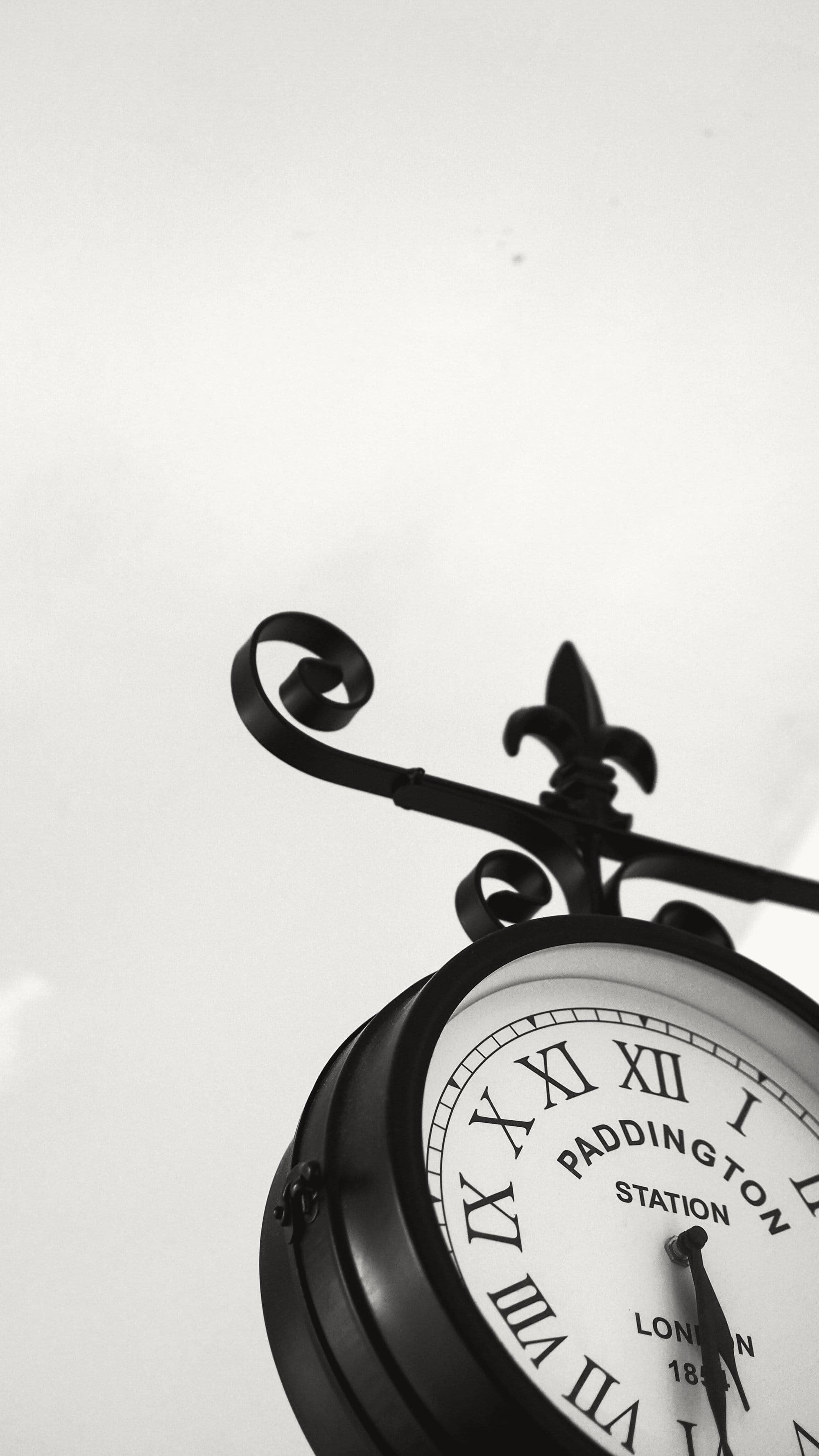 An ornate street clock